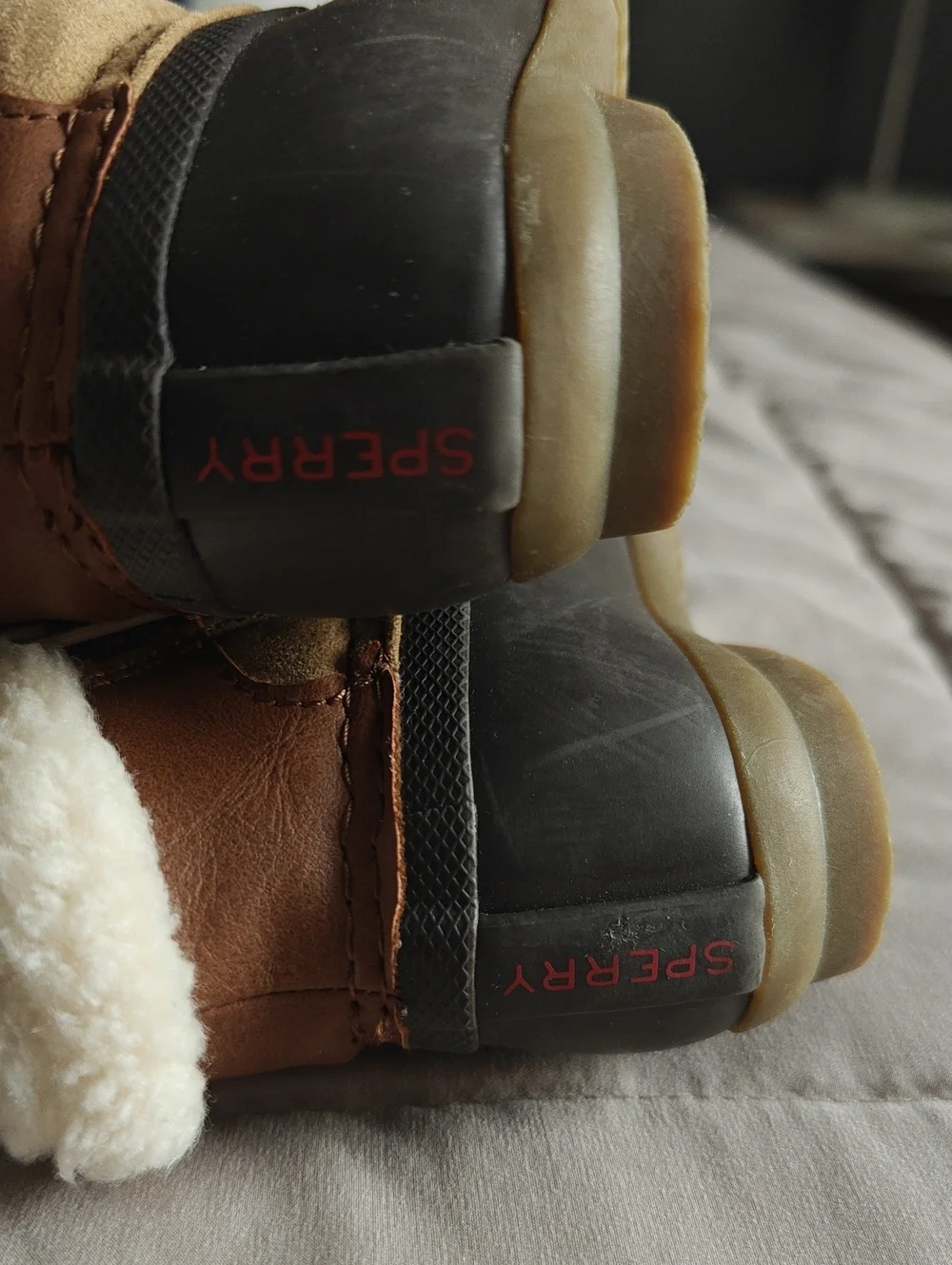 Sperry Fuzzy Boots